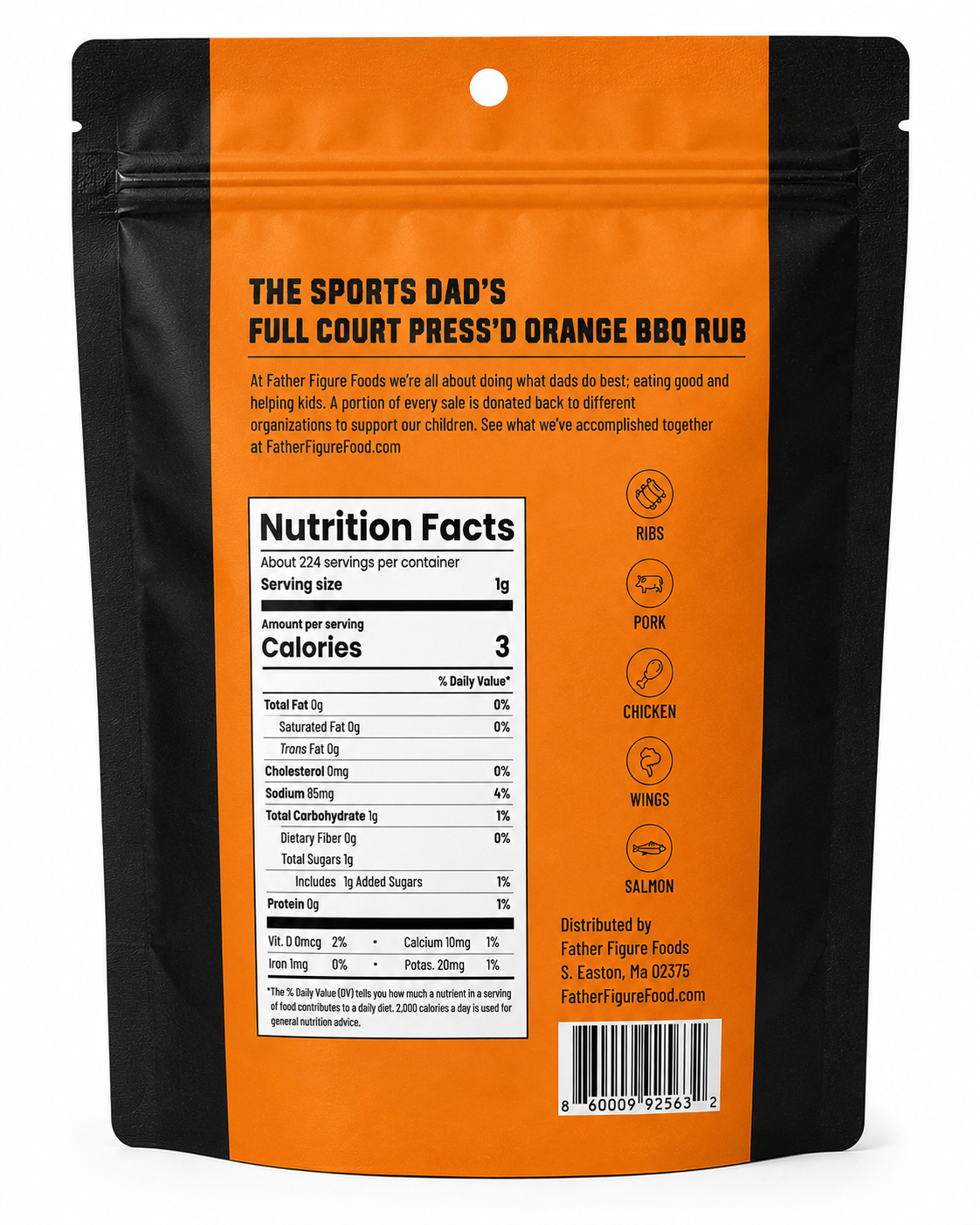 The Sports Dad's Full Court Press'd Orange BBQ Rub